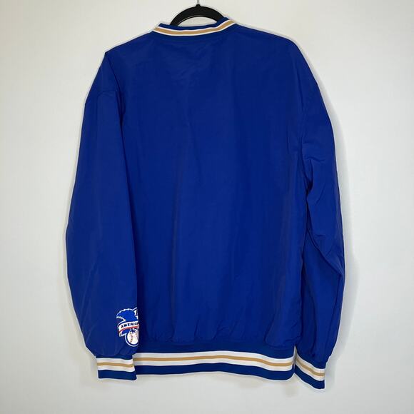 MITCHELL & NESS Men's MLB Classic Nylon Pullover Logo Kansas City Royals Medium - Picture 3 of 4